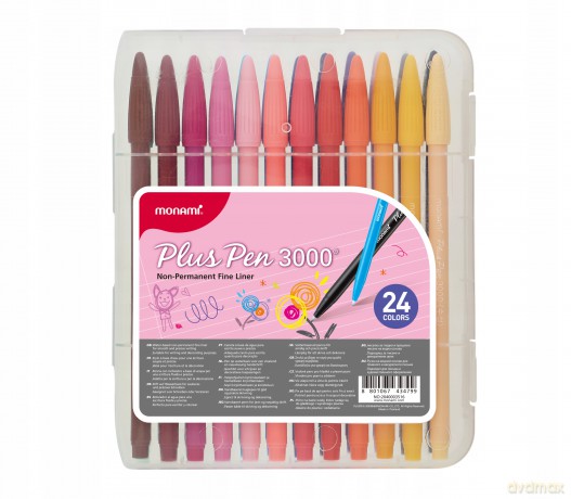 Cienkopisy Plus Pen 3000 24 sztuki