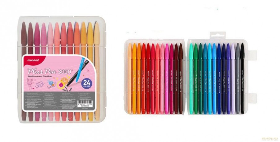 Cienkopisy Plus Pen 3000 24 sztuki