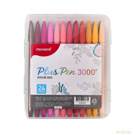 Cienkopisy Plus Pen 3000 24 sztuki