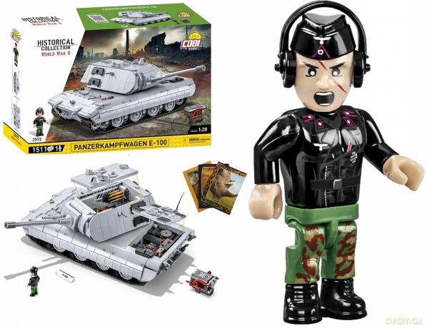 COBI 2572 Historical Collection WWII Panzerkampfwagen E-100 1511 klocków [KLOCKI]