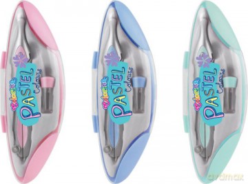 Cyrkiel 2 elementy w kasetce Pastel Colorino 87355