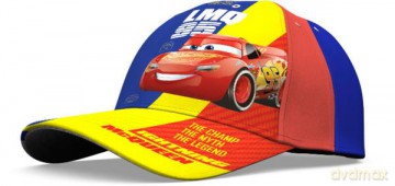 Czapka z daszkiem 52/54 cm bawełna Cars. Auta 2 wzory WD21551