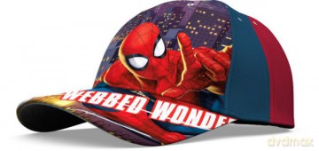 Czapka z daszkiem dziecięca Spider-Man 52-54 cm MV15891