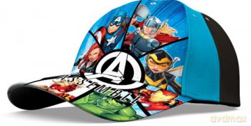 Czapka z daszkiem dziecięca The Avengers 52-54 cm MV15892