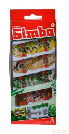 Deskorolki na palec Finger Skateboard zestaw 4 X-Treme