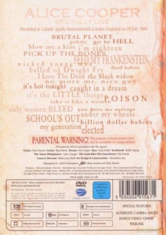 Alice Cooper: Brutally Live [DVD]