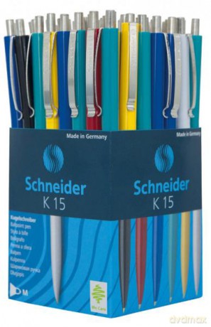 Długopis automatyczny SCHNEIDER K15 M niebieski0 mix kolorów