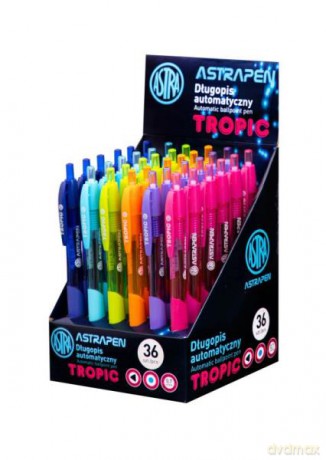 Długopis automatyczny Tropic niebieski 0,7mm Pen mix