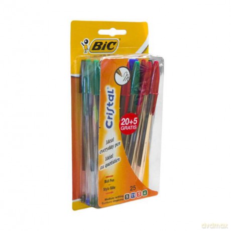 Długopis BiC Cristal mix op25. BONUS,