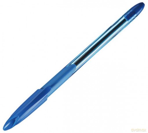 Długopis KEYROAD 1.0mm z miękkim uchwytem niebieski0