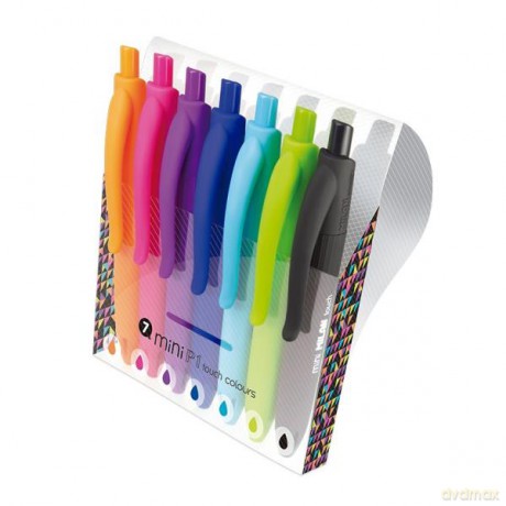 Długopis P1 MINI COLOURS 7 szt. w etui