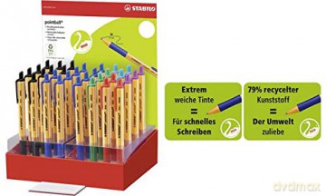 Długopis STABILO pointball display 32 szt. 6030/32-1