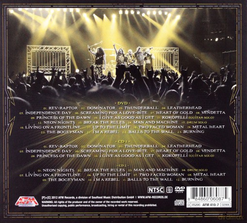 U.D.O.: Live In Sofia [CD]+[DVD]