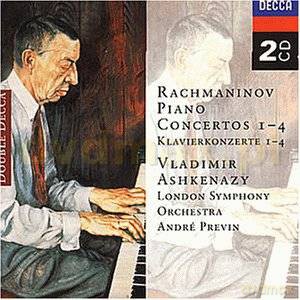 Double Decca Ashkenazy / Previn / London Symphony Orchestra: Rachmaninov Piano Concertos 1-4 [2CD]