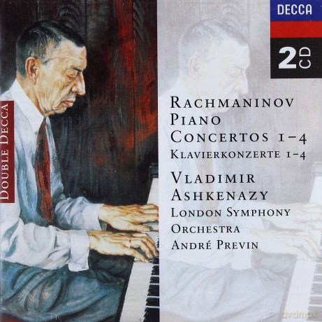 Double Decca Ashkenazy / Previn / London Symphony Orchestra: Rachmaninov Piano Concertos 1-4 [2CD]