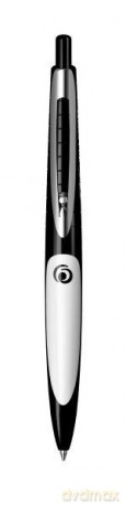 Długopis wymazywalny my pen czarny/biały.