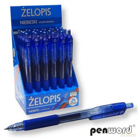 Długopis żelowy niebieski 2616 penword