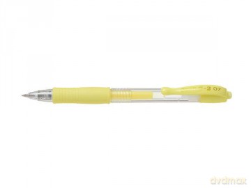 Długopis żelowy Pilot G2 pastel żółty