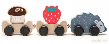 Drewniana zabawka Mądry jeż