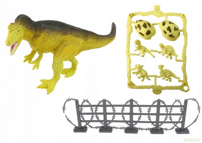 Duży Park Dinozaurów Dinozaury Jurassic Jaja Akcesoria Palmy 11175 [FIGURKA]