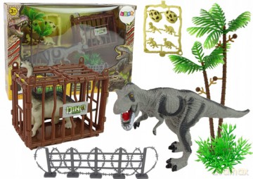 Duży Park Dinozaurów Zestaw Dinozaury Klatka Jaja Jurassic 11179 [FIGURKA]