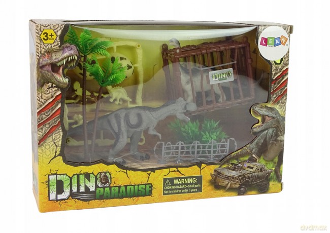 Duży Park Dinozaurów Zestaw Dinozaury Klatka Jaja Jurassic 11179 [FIGURKA]