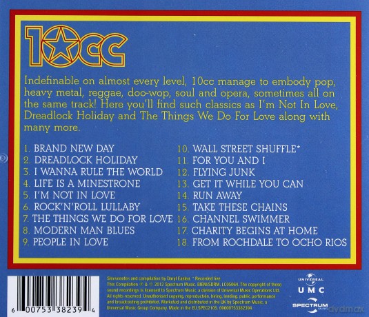 10CC: Dreadlock Holiday: The Collection [CD]