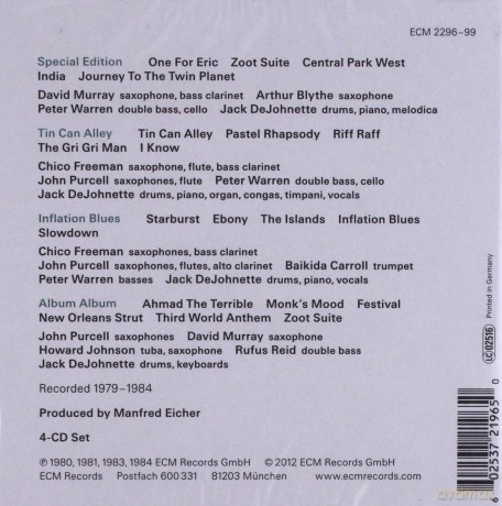 Jack Dejohnette: Special Edition Box [4CD]