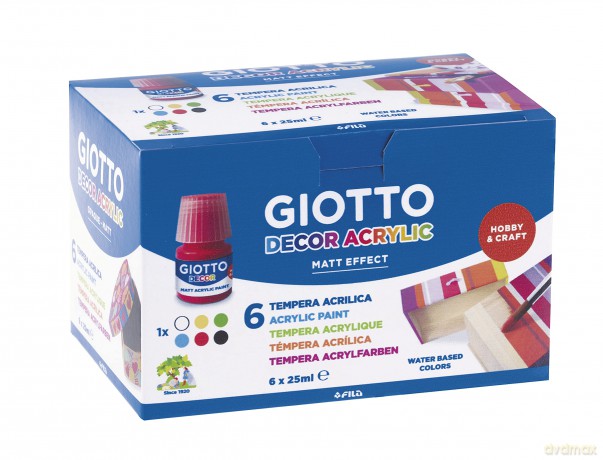 Farby Decor Acrylic 6x25ml 538200