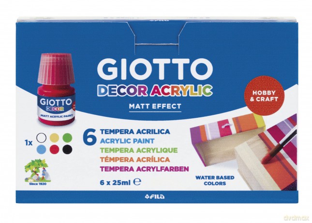 Farby Decor Acrylic 6x25ml 538200
