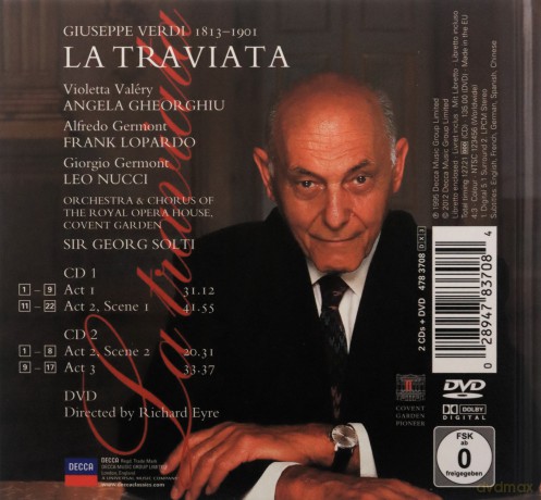 Angela Gheorghiu: Verdi:La Traviata [2CD]+[DVD]