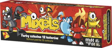 Farby plakatowe 12kol 20 ml Mixels