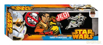 Farby plakatowe 12kol 20 ml Star Wars Rebels