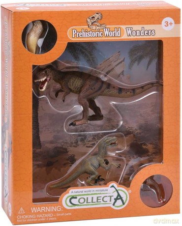 Figurki zestaw 2 dinozaurów w opakowaniu 89126 [FIGURKA]