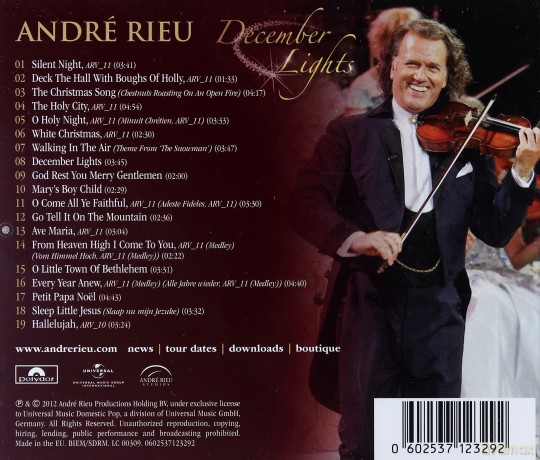 Andre Rieu: December Lights [CD]