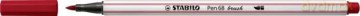 Flamaster STABILO Pen 68 brush purpura 568/19