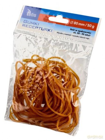 Gumki recepturki 80mm 50g.