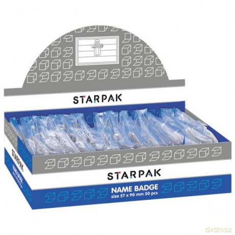 Identyfikator plastikowy PCV 57/90mm