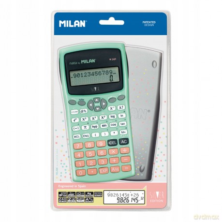 Kalkulator naukowy 240 funkcji SILVER na blistrze 159110SLBL