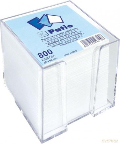 Karteczki białe w pojemniku 10610PTR