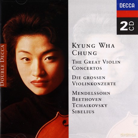 Double Decca Chung Kyung Wha: Violin Concertos Beethoven Brahms Etc. [2CD]