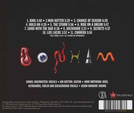 Bonham: Mad Hatter [CD]