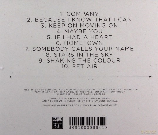 Andy Burrows: Company [CD]