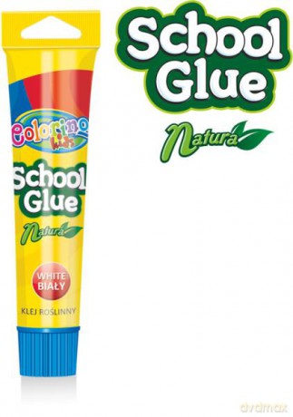 Klej szkolny biały (roślinny) w tubie 50g Colorino Kids new 57356