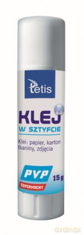 Klej w sztyfcie 15g PVP bezb./