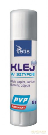 Klej w sztyfcie 8g PVP bezb.