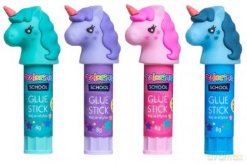 Klej w sztyfcie 8g PVP Jednorożce Colorino Kids