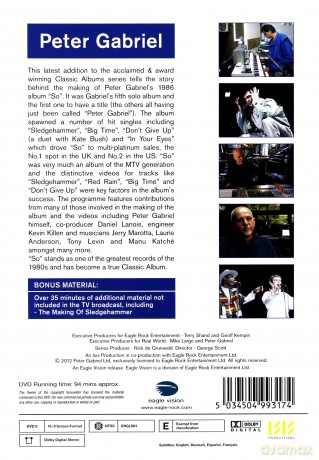 Peter Gabriel: So (dokument) [DVD]