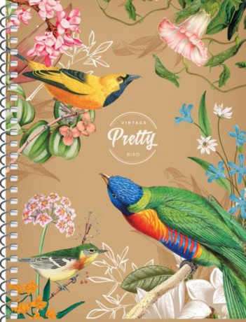 Kołobrulion A5 96k kremowy papier, Bloom book