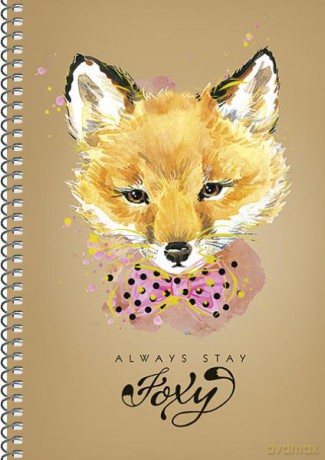 Kołobrulion A5 96k kremowy papier, Meow